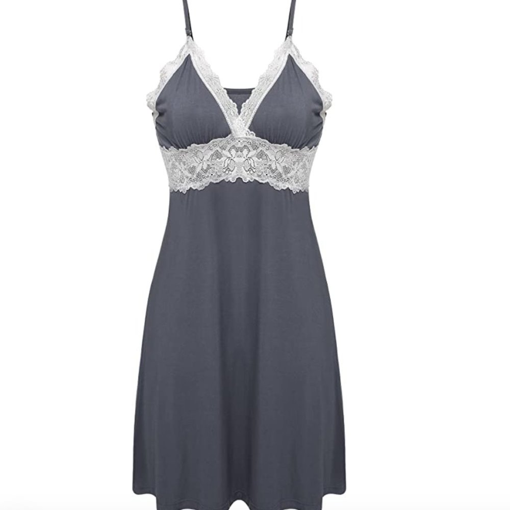 📦 Grey Nightgown (S- 24 | M-33)